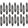 20Pcs Reusable Hanger Cover Sponge Anti Skid Clothes Protector Black