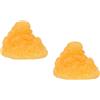 2Pcs Realistic Tpe Human Fat Model 1Lb for Teaching Nutrition Anatomy Yellow