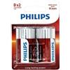 PHILIPS LR20P2B/05 BATTERIE MONOUSO LR20 ALCALINO 1.5V 2 PZ PER USO DOMESTICO