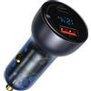 Baseus Caricatore Caricatore per auto accendisigari PD QC 65W porte USB e USB-C 5A e