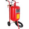 VEVOR Sabbiatrice da 40 Litri / 10 Galloni Dotata di Ugello Valvola di Chiusura Manometro Ugello in Ceramica Tubo di Riempimento da 2,5 m Imbuto Watertrap Ruote in Gomma da 6 Pollici