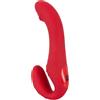 Strapless Strap-On RC 3 Motori Vibratore Telecomando Rosso