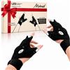 Mylivell Guanti Torcia LED Mani Libere Attrezzo Luminoso Regalo Uomo Originale