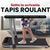 Walden Tapis roulant 2 in 1 per scrivania (casa e ufficio) Superficie ultrapiatta per
