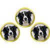Spille per Golf Border Collie, Marcatori Palla, Set 3, Oro, Brass, MPN GBM3