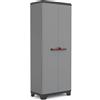 Keter Armadio Alto Stilo 3 Ripiani Regolabili Grigio Scuro 68x39x173 H Cm