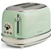 ARIETE 155 TOSTAPANE ELETTRICO TOASTER VINTAGE VERDE 810 WATT 2 FETTE