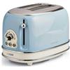 ARIETE 155 TOSTAPANE ELETTRICO TOASTER VINTAGE CELESTE 810 WATT 2 FETTE