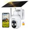 Xega 4G LTE Telecamera SIM Esterno con Pannello Solare 2K HD PTZ Telecamere