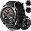 Qecnato Smartwatch Uomo Militare 1.39 Orologio Smart watch con Chiamate Bluetooth