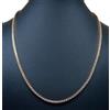 CARLO RASPAGNI COLLANA TENNIS IN ORO ROSA 18kt. CON DIAMANTI NATURALI TAGLIO BRILLANTE ct. 2,96