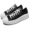 Converse Canvas Color Chuck Taylor All Star Move Black White Women Shoes 570256C