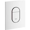 GROHE Arena Cosmopolitan Placca di comando WC per cassette di scarico a scomparsa, Doppio Scarico, Bianco 38844SH0