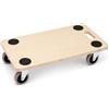 Home>it HOME It Work Carrello per Trasporto Mobili 58 x 29 cm, 250 kg | Compensato 18 mm con zone antiscivolo e 4 ruote girevoli in gomma Ø75 mm per mobili e scatole