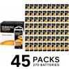 Duracell 270x DURACELL 312 Apparecchi Acustici Batterie Nuova Merce Confezione Grande