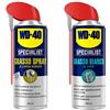 WD-40 Specialist Grasso Spray Con Sistema Doppia Posizione, 400 Ml, Incolore & Specialist Grasso Bianco al Litio Spray con Sistema Doppia Posizione, 400 ml