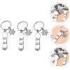 Creative Snowboard Pendant Keychain Metal Bag Hanging Charm