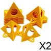 6x10 Pezzi Supporti a Piramide per Pittori, Mini Coni, Supporti per Pittura,
