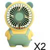 Ventilatore Portatile Manuale con Laccetto Mini Ventola Tascabile Ricaricabile