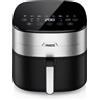 Princess Dual Heat Airfryer 8L XXL, Friggitrice ad aria con Doppio Elemento Risc