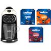 Lavazza, A Modo Mio Macchina per Caffè Deséa White Cream con 88 Capsule Crema e