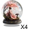 Statuetta Da Tavolo Piatta 4x2D, Unica, per Creare Un'atmosfera Festiva, con