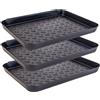 Intirilife 3x Scarpiera in plastica - 35 x 27,5 x 3 cm - Scarpiera
