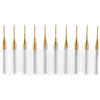 Eujgoov 10 Pz PCB Fresa Set Tungsteno 1mm Fresa Cnc Fraeser 1mm Carburo di CNC