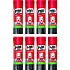 Pritt Colla stick, trasparente, lavabile, rimovibile, senza solvente, 43 g (8 pezzi)