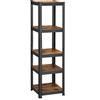 SONGMICS Scaffalatura Scaffale Industriale Ripiani Regolabili 400 kg Scaffale