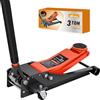 Nilight Jack da Pavimento Basso per Auto da 3 Tonnellate, Martinetto Idraulico a Doppia Pompa, per Sollevamento Rapido, Portata 6600 lbs