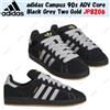 adidas Campus 90s ADV Core nero grigio due oro JP8206 taglia uomo