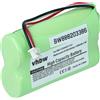 vhbw Batteria sostituisce Bang & Olufsen HHR-120AAB33 F1x2 1200mAh 2,4V