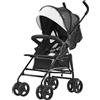 VEVOR Passeggino Leggero 1170 x 340 x 240 mm Passeggino per Bambini Nero/Bianco