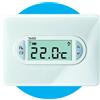BPT CAME Termostato digitale TA/450 da parete con cover bianco ghiaccio display LCD