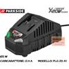 Parkside Batteria PARKSIDE 20V 2AH 4AH 8AH 12AH Caricabtterie Rapido Singolo Doppio