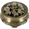 Decorative Golden Alloy Incense Holder for Home Yoga and Meditation Space