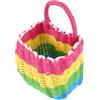 Small Hanging Plastic Storage Basket for Kitchen and Bathroom Essentials