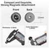 Per Yaesu MH 48 SSM 85D Supporto Microfono Magnetico Clip Nero Supporto Auto Des