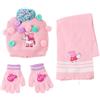 CERDA Peppa Pig Winter Set Scalda Collo Cappello Guanti Cerdà