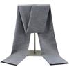 Sciarpa Invernale Uomo Plaid Jacquard Design Poliestere Pile Caldo 180x32cm