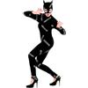 Widmann Cat Girl (Jumpsuit, Mask) (M) Black