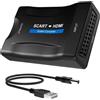 Convertitore Da Scart a HDMI 720P/1080P Con Cavo Di Alimentazione USB, Convertit