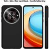 MIBZOR 3 in 1 Cover Compatibile con ZTE Blade A75 5G 6.6" e 2 Pezzi Vetro Tem...
