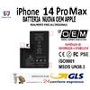 APPLE iPHONE 14 Pro Max BATTERIA NUOVA OEM REALMENTE PARI ALL'ORIGINALE GLS