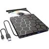 No Lettore CD/DVD Esterno USB 3.0 CD/DVD-ROM +/-RW Masterizzatore CD pe2960
