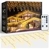 chaozhou pintuokeji youxiangongsi ARKOCHIC 10M Luci Natale Esterno Cascata, LED Tenda Luminosa Natale