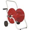 Avvolgitubo carrellato con ruote in plastica - capacità mt.50 di tubo ø est. mm.