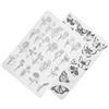 Durable Water Soluble Embroidery Patterns Transfer Stabilizer for Craft Making