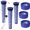 ACOMTUO 6 Filtri V7 V8 per Dyson Filtri di Ricambio per Dyson V7 V8 3 Filtri Posteriori